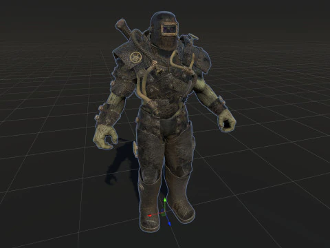 Welder Zombie Juggernaut 5 3D Model