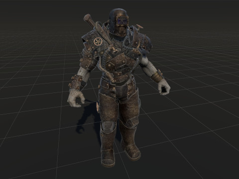Soudeur Zombie Juggernaut 5 Modèle 3D
