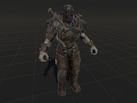 Welder Zombie Juggernaut 5 3D Model