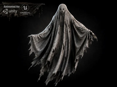 Ghost Character 3D Model