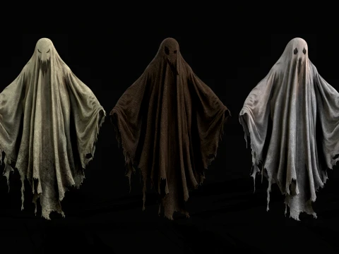 Ghost Character 3D Model