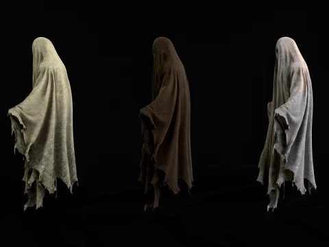 Ghost Character 3D Model