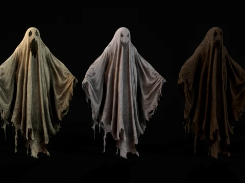 Ghost Character 3D Model