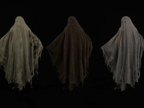 Ghost Character 3D Model