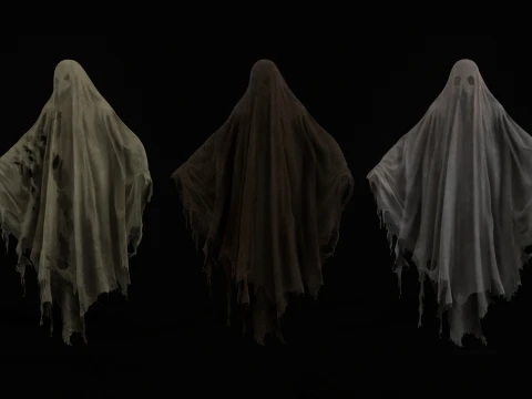 Ghost Character 3D Model