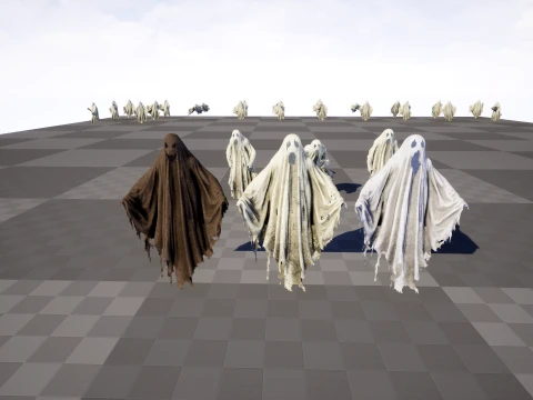 Ghost Character 3D Model