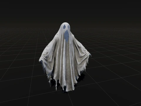 Ghost Character 3D Model