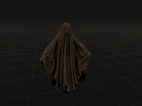 Ghost Character 3D Model