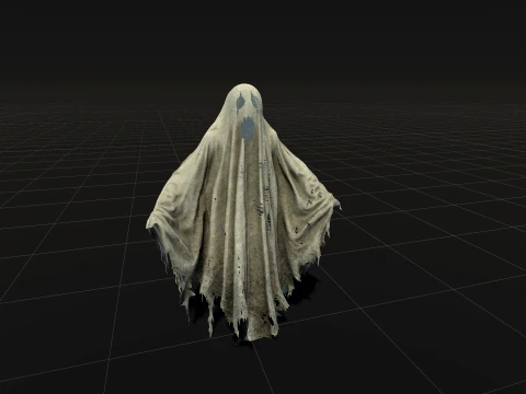 Ghost Character 3D Model