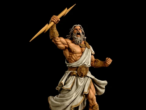 Zeus 3D Baskıya Hazır 3D Baskı Modeli
