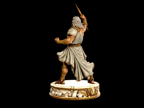 Zeus 3D Print Ready 3D Print Model