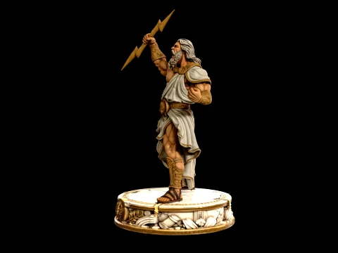 Zeus 3D Print Ready 3D Print Model