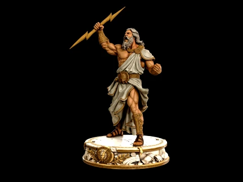 Zeus 3D Print Ready 3D Print Model