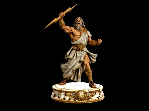 Zeus 3D Print Ready 3D Print Model
