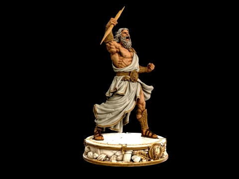 Zeus 3D Print Ready 3D Print Model