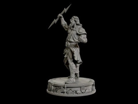 Zeus 3D Print Ready 3D Print Model