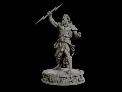 Zeus 3D Print Ready 3D Print Model