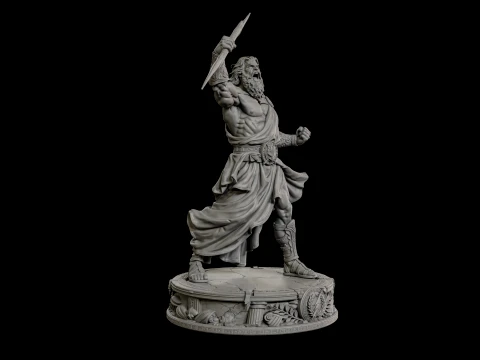 Zeus 3D Print Ready 3D Print Model