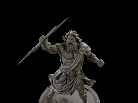 Zeus 3D Print Ready 3D Print Model