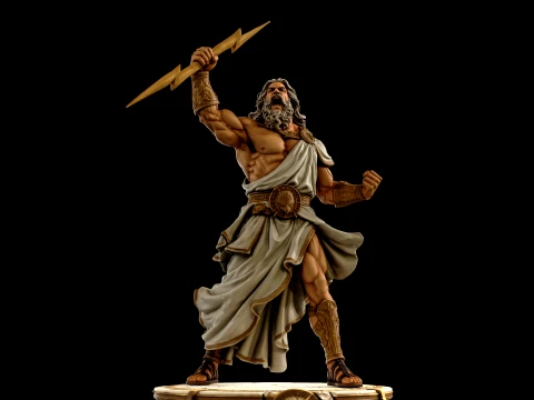 Zeus 3D Print Ready 3D Print Model