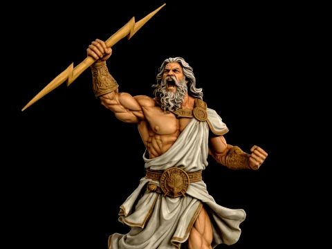 Zeus 3D Print Ready 3D Print Model
