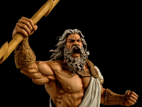 Zeus 3D Print Ready 3D Print Model