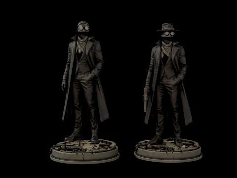 Invisible Man 3D Print Ready 3D Print Model