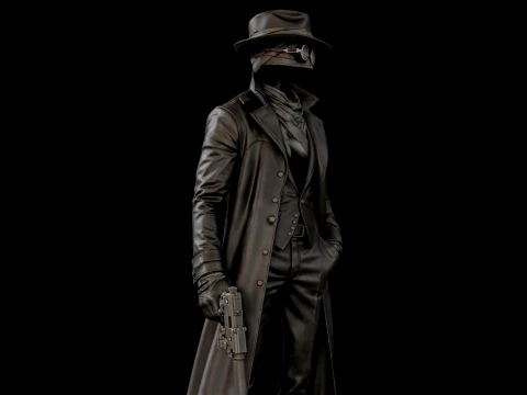 Invisible Man 3D Print Ready 3D Print Model