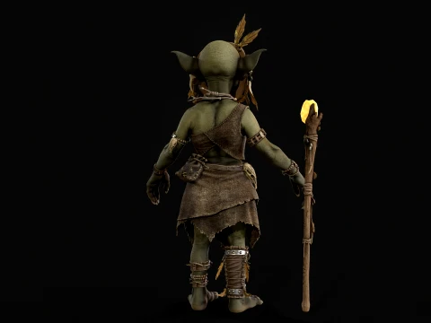 Goblin Shaman Two 3D Model