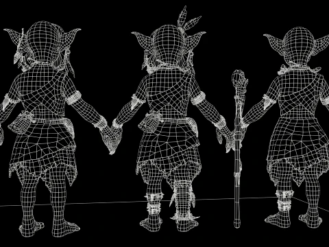 Goblin Shaman Two 3D Model
