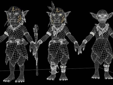 Goblin Shaman Two 3D Model