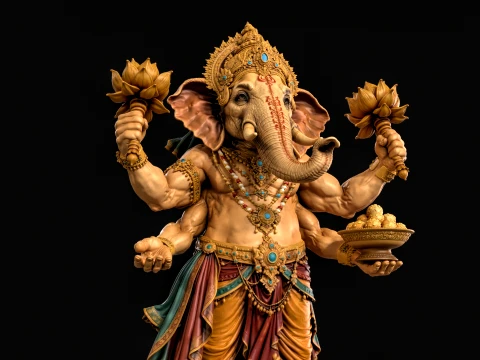 Ganesha 3D Print Ready 3D Print Model