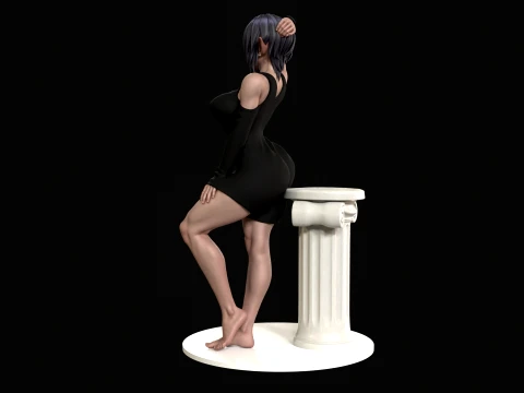 Anime Elf Girl 3D Print Ready 3D Print Model