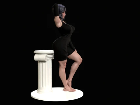 Anime Elf Girl 3D Print Ready 3D Print Model