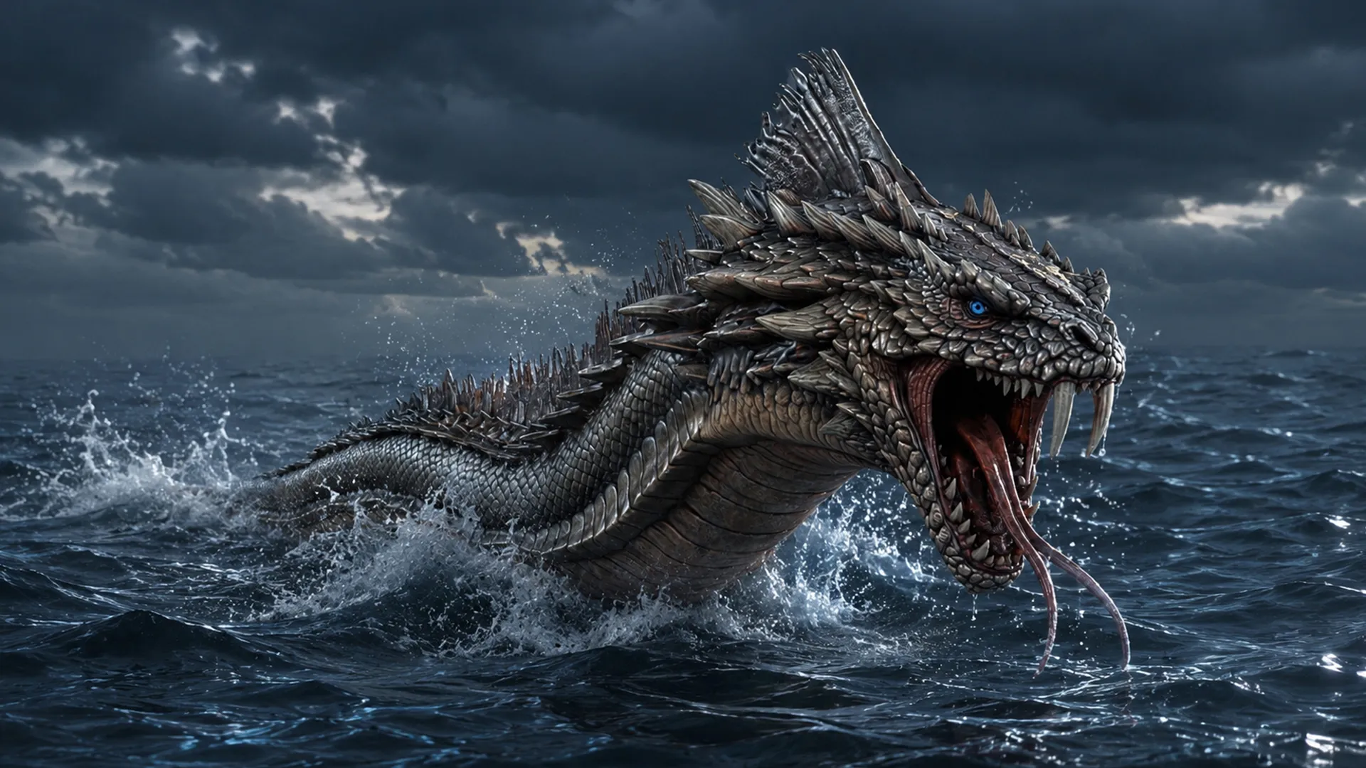 SeaDragon 3D Model .c4d .max .obj .3ds .fbx .stl .blend 