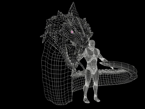 SeaDragon 3D Model