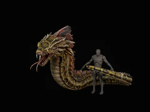 SeaDragon 3D Model