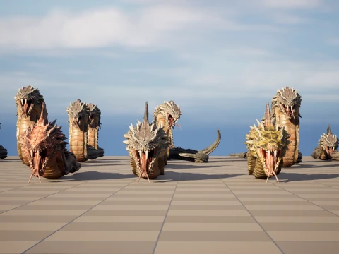 SeaDragon 3D Model