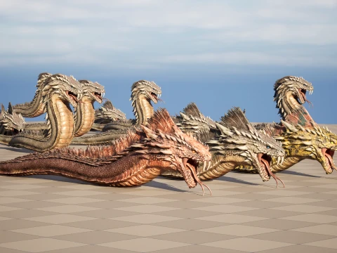 SeaDragon 3D Model