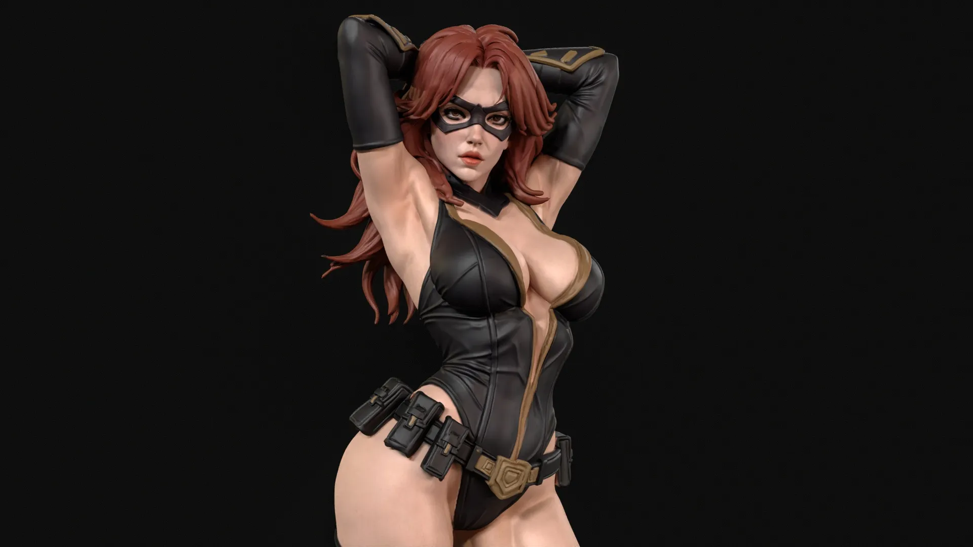 Stylized Spy Agent 3D Print Ready Figurine 3D Print Model .c4d .max .obj .3ds .fbx .stl .blend