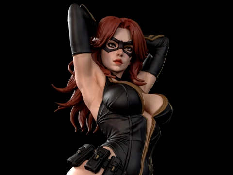 Stylized Spy Agent 3D Print Ready Figurine 3D Print Model