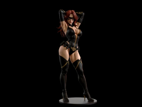Stylized Spy Agent 3D Print Ready Figurine 3D Print Model
