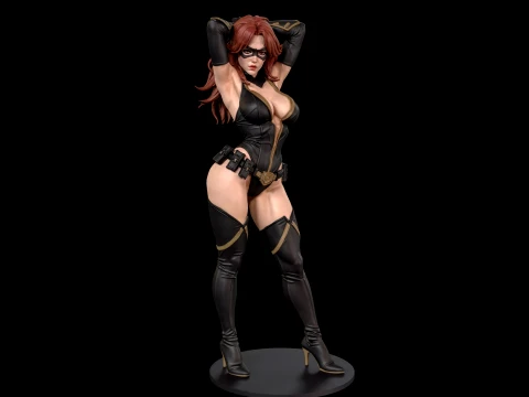 Stylized Spy Agent 3D Print Ready Figurine 3D Print Model