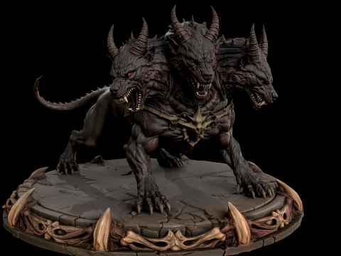 Cerberus 3D Baskıya Hazır 2 3D Baskı Modeli