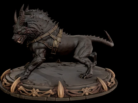 ケルベロス 3D プリント対応 2 3Dプリントモデル