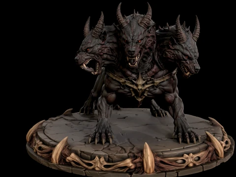 ケルベロス 3D プリント対応 2 3Dプリントモデル
