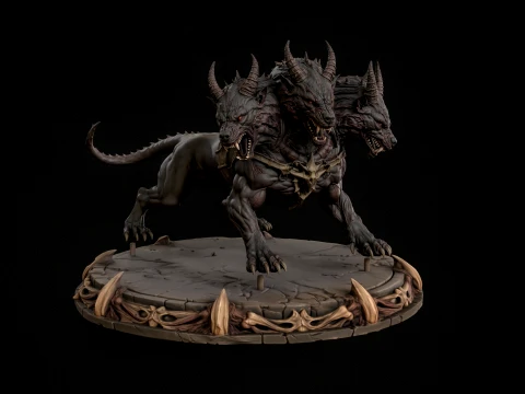 ケルベロス 3D プリント対応 2 3Dプリントモデル