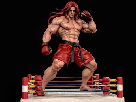 Muscle Fighter 2 3D Baskıya Hazır 3D Baskı Modeli