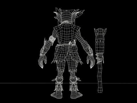 Goblin Shaman Three 3D Model