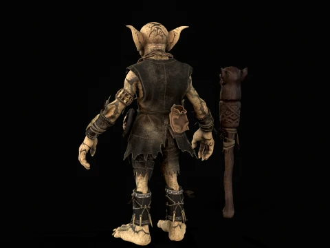 Goblin Shaman Three 3D Model